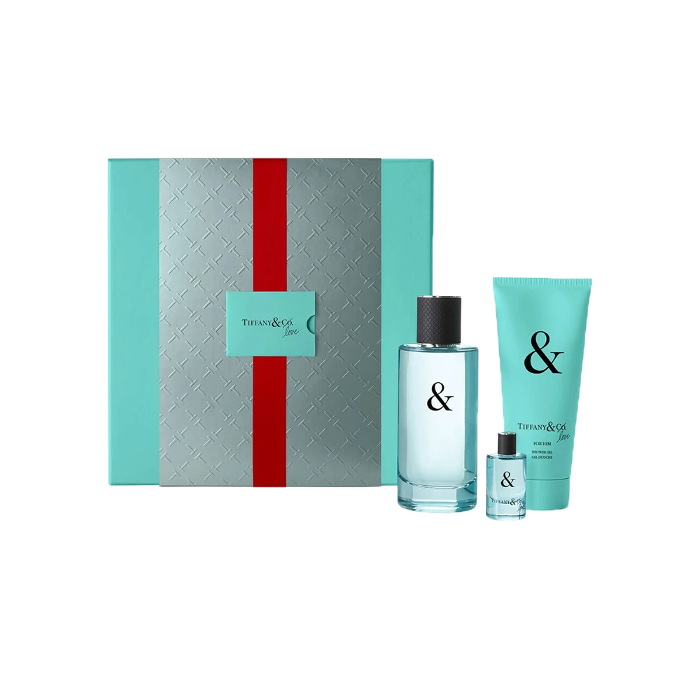 Tiffany Love For Him Eau De Toilette 90ml + Shower Gel 100ml + Mini 3 Tiffany Love For Him Eau De Toilette 90ml + Shower Gel 100ml + Mini