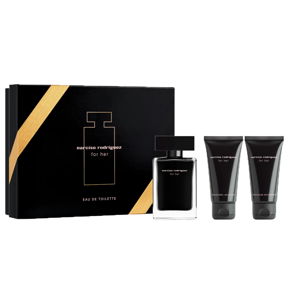 Narciso Rodriguez For Her Eau De Toilette 50 Ml + Body Lotion 50 Ml + Shower Gel 50 Ml 3 Narciso Rodriguez For Her Eau De Toilette 50 Ml + Body Lotion 50 Ml + Shower Gel 50 Ml
