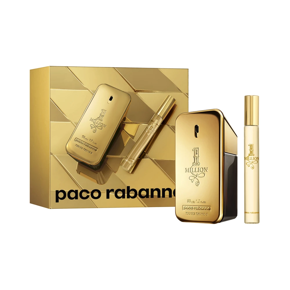 Paco Rabanne Cofanetto 1 Million Eau De Toilette 50ml + Travel Spray 10 Ml 4 Paco Rabanne Cofanetto 1 Million Eau De Toilette 50ml + Travel Spray 10 Ml - immagine 2