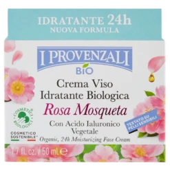 Bio Crema Viso Idratante Biologica Rosa Mosqueta 50 Ml
