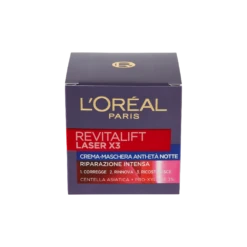 L'Oreal Revitalift Laser X3 Crema-Maschera Anti-Età Notte 50 Ml