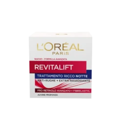 L'Oreal Revitalift Trattamento Notte Anti-Rughe + Extra-Rassodante 50 Ml