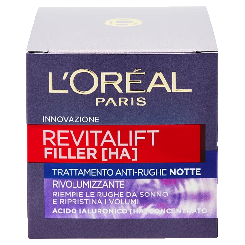 L'Oreal Revitalift Filler Trattamento Anti-Rughe Notte 50 Ml 3 L'Oreal Revitalift Filler Trattamento Anti-Rughe Notte 50 Ml