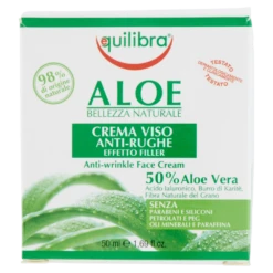 Aloe Crema Viso Anti-Rughe Effetto Filler 50 Ml